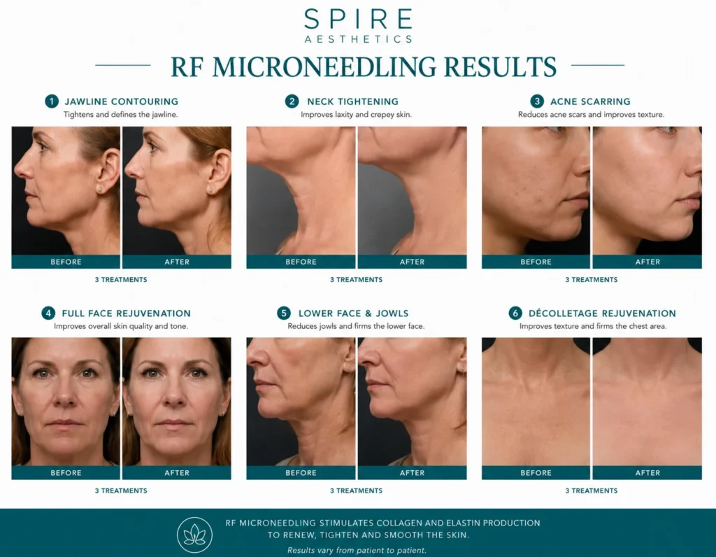 RF Microneedling Skin tightening Sutton Coldfield results